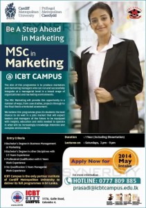MSC in Marketing by ICBT Campus