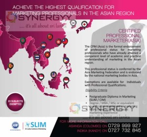 Certified Professional Marketer (Asia) Professional Qualification in Sri Lanka