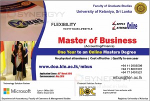 University of Kelaniya Online Master Degree Programme – Apply Now