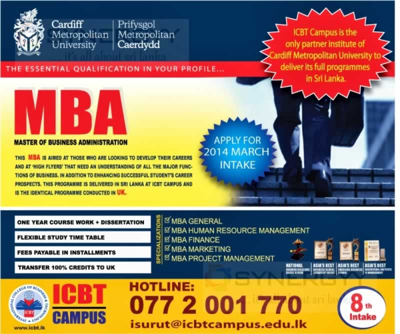 Cardiff Metropolitan University MBA (Master of Business Administration