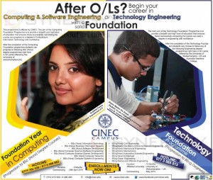 After OLs degree programme from CINEC Campus – April 2014
