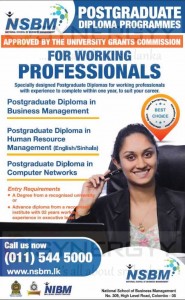 NSBM Postgraduate Diploma Programmes – Applications calls Now