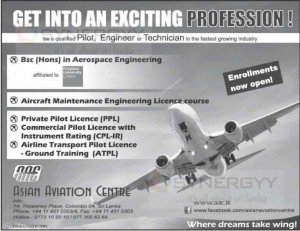 Become a Commercial Pilot in Srilanka by Asian Aviation Centre