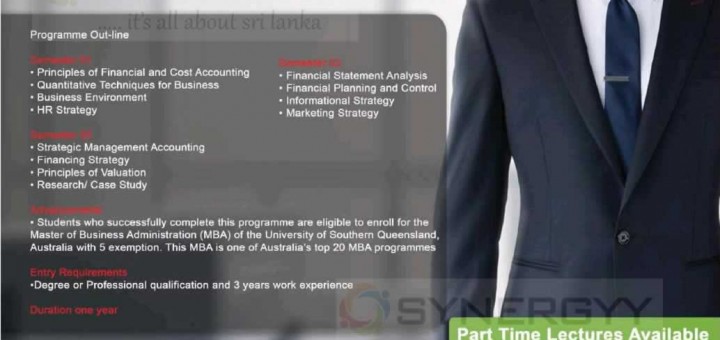 The Institute of Chartered Accountants of Srilanka – Post Graduate Diploma in Business & Finance