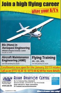 Aviation degree programmes and Pilot Training Programme from Asian Aviation Centre – Application calls now