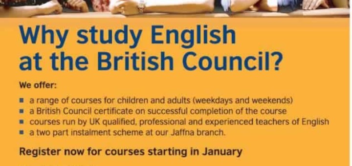British Council English Courses in Sri Lanka