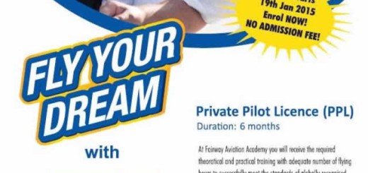 Fairway Aviation Academy - Private Pilot License (PPL) Programme – Enrollment now
