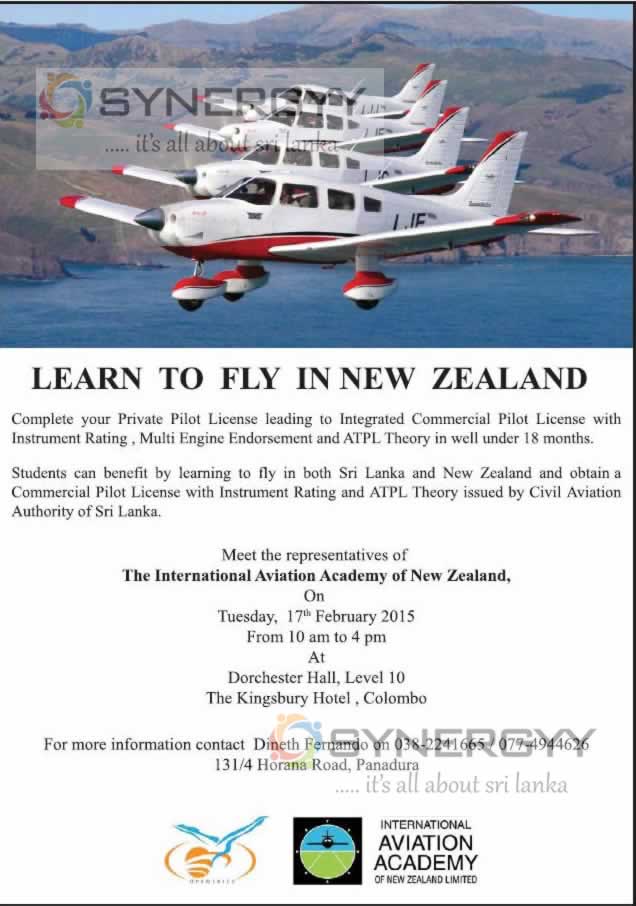 Learn Private Pilot Licensing the International Aviation Academy of New Zealand