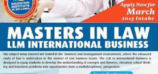 Masters in Law - LLM International Business from ICBT Campus
