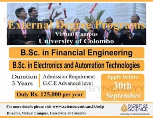 Online External Degree Programme by University of Colombo
