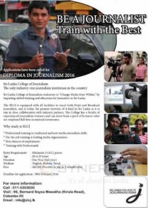 Diploma In Journalism 2016 – Application calls Now – Apply on or before 29th Feb 2016