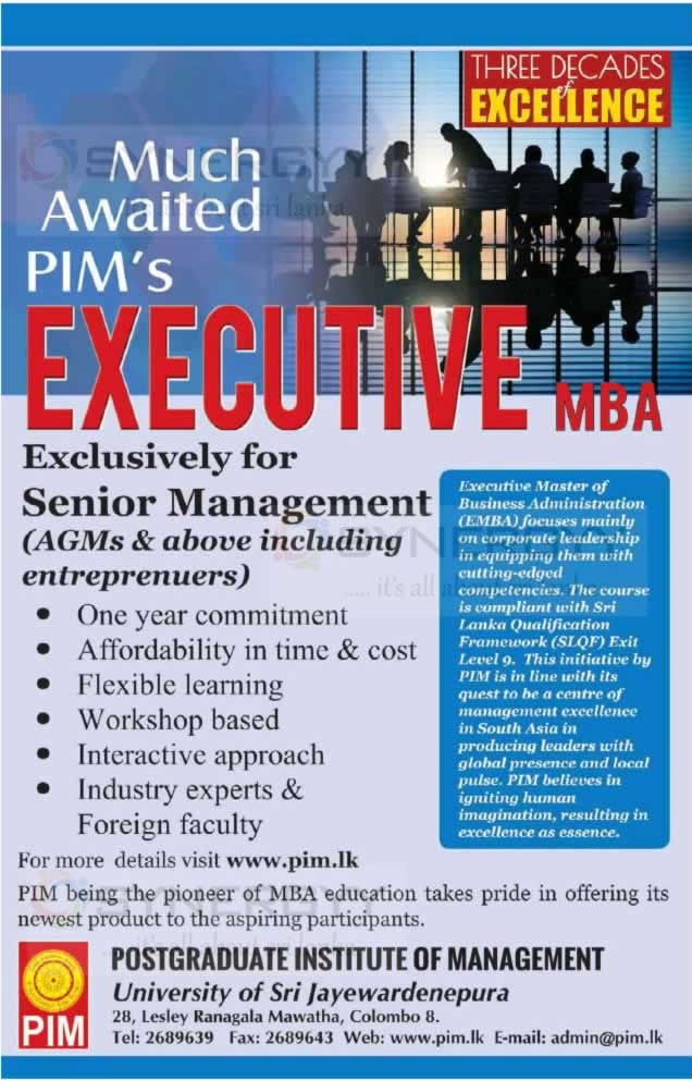 PIM Executive MBA