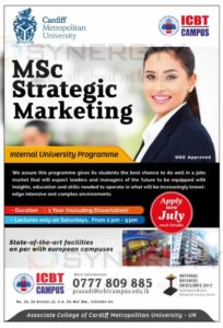 Cardiff Metropolitan University MSc Strategic Marketing by ICBT Campus