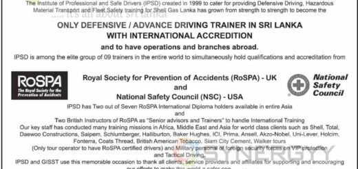 Institute of Professional and Safe Drivers – Training Programme
