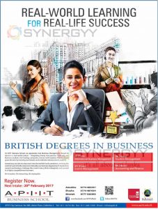 Business Degree from APIIT