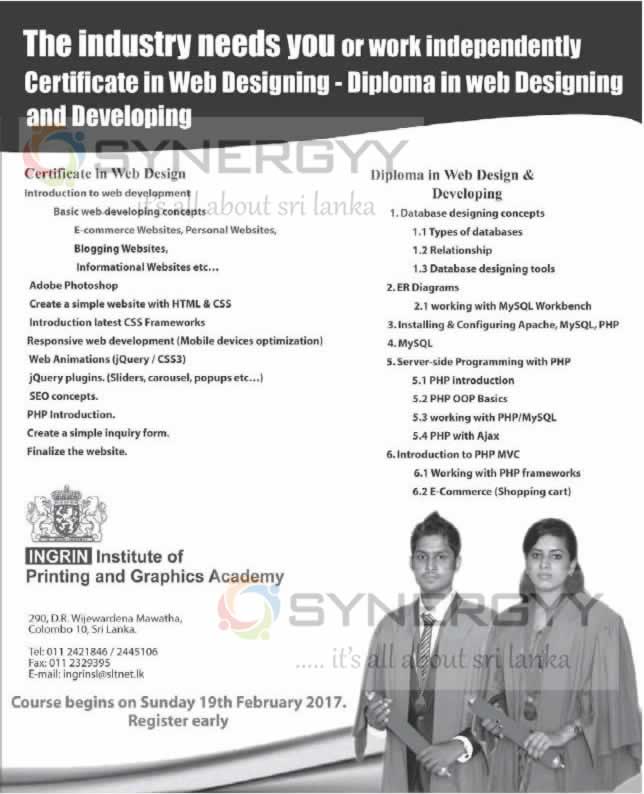 Certificate & Diploma in Web Design & Development