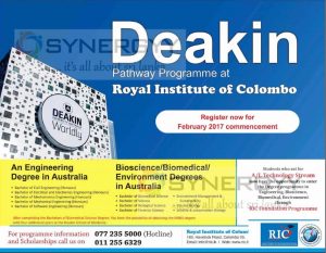 Deakin University Australia – Degree Programme in Sri Lanka with Royal Institute of Colombo