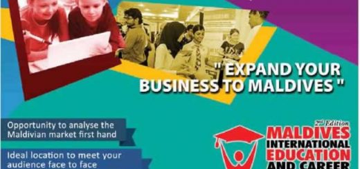 Maldives International Education and Career Expo 2017 – 30th Mar to 1st April 2017