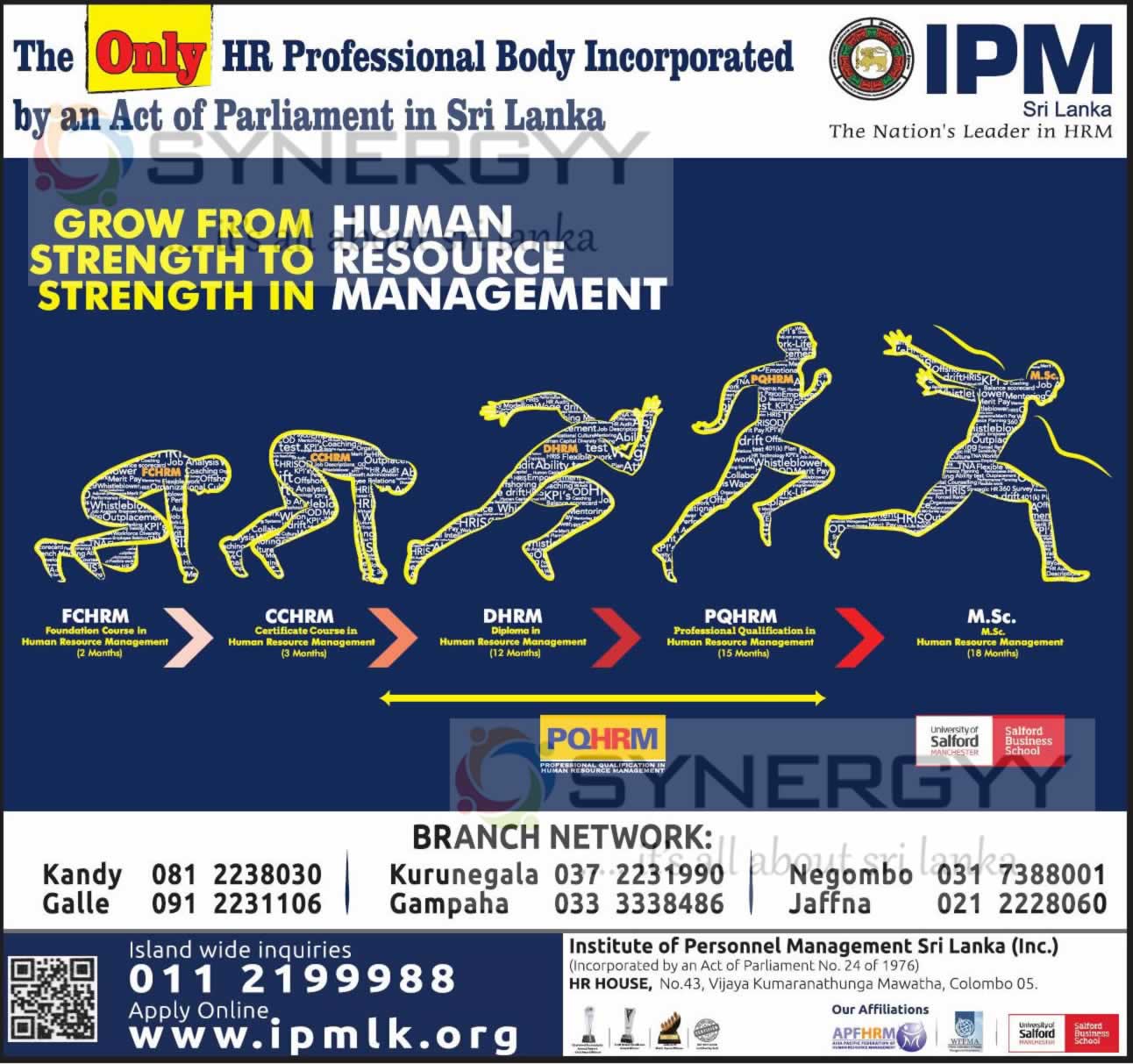 IPM HR Professional Qualification from Sri Lanka