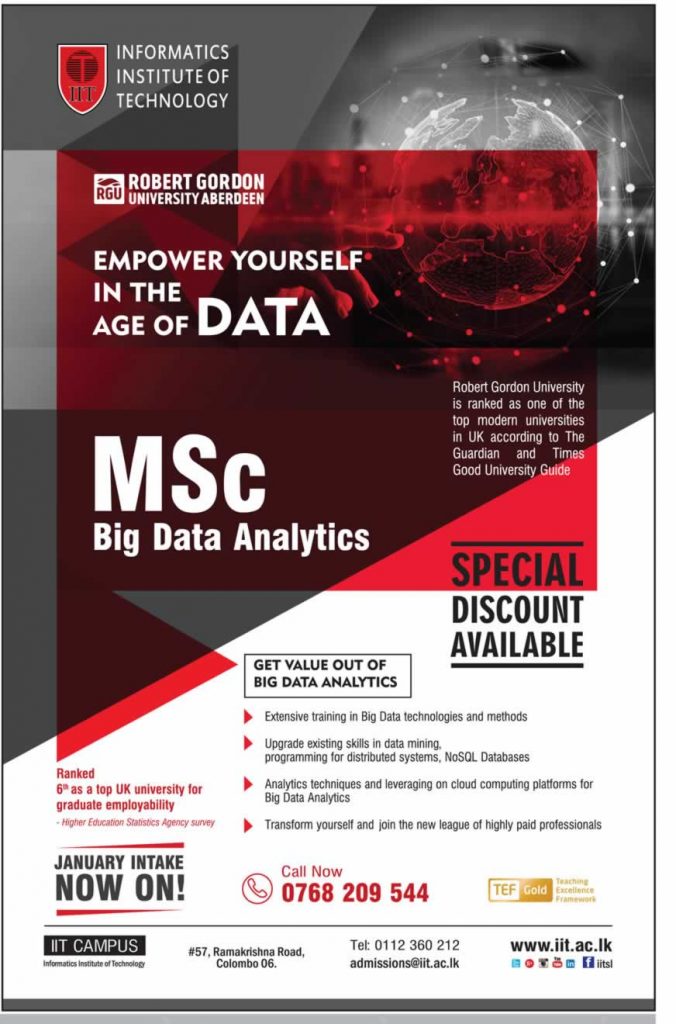 MSc in Big Data Analysis by IIT Campus - Education SynergyY